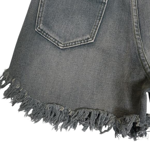 Misslook Women's S Exposed Button Fly Cutoff Jean Shorts - Picture 6 of 10